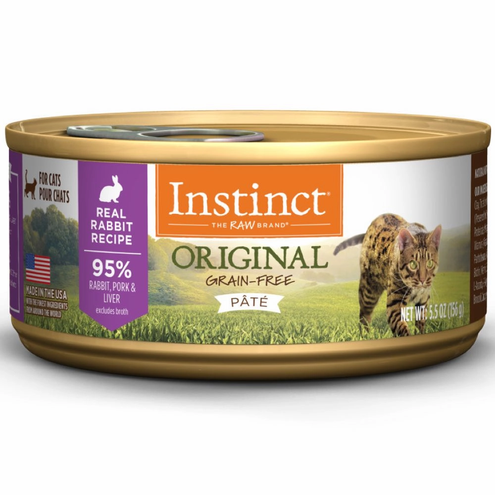 Instinct Original Rabbit Pate Grain-Free Canned Cat Food