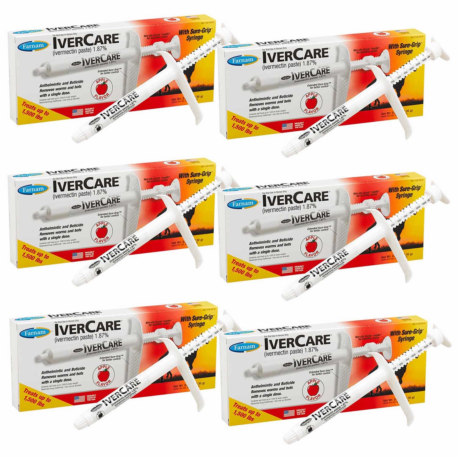 IverCare Paste Horse Dewormer, 1-dose