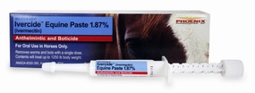 Ivercide Ivermectin Equine Wormer Paste 1.87%, 6.08 gm