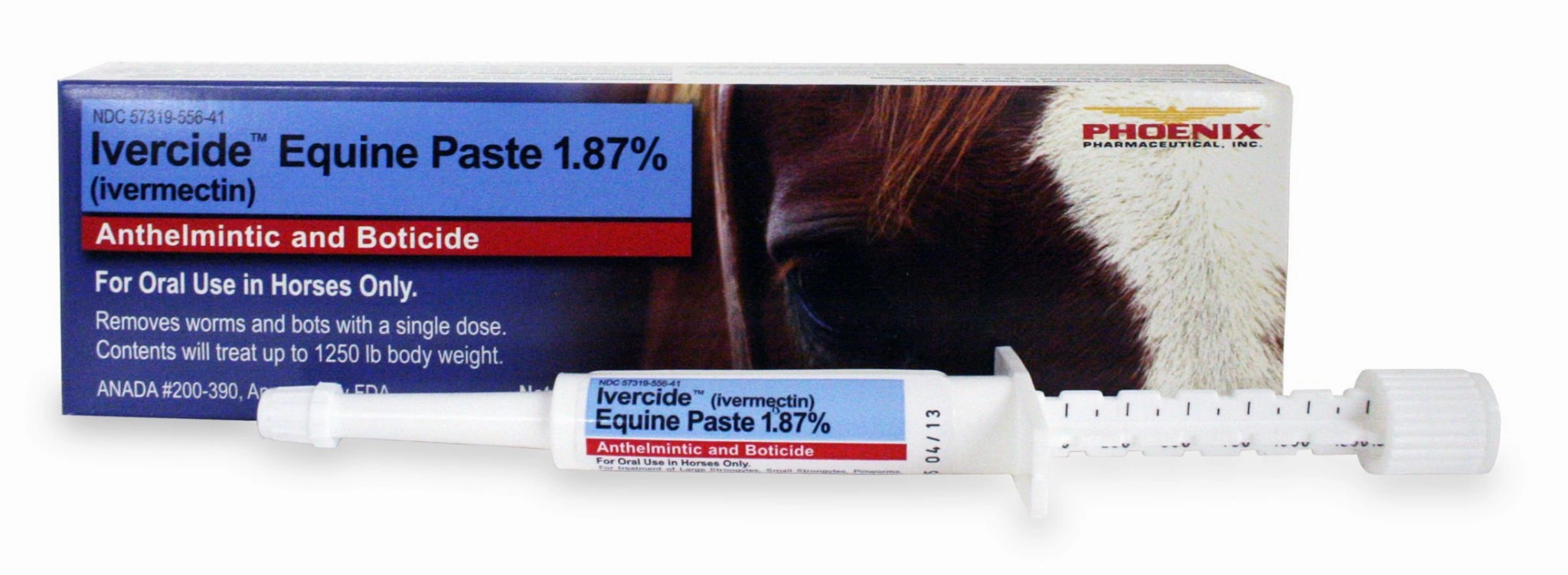 Ivercide Ivermectin Equine Wormer Paste 1.87%, 6.08 gm