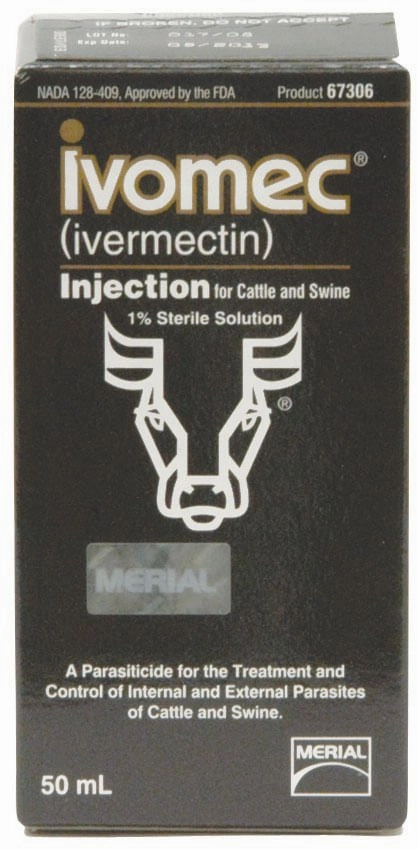 IVOMEC Injection (1%) Wormer for Cattle & Swine
