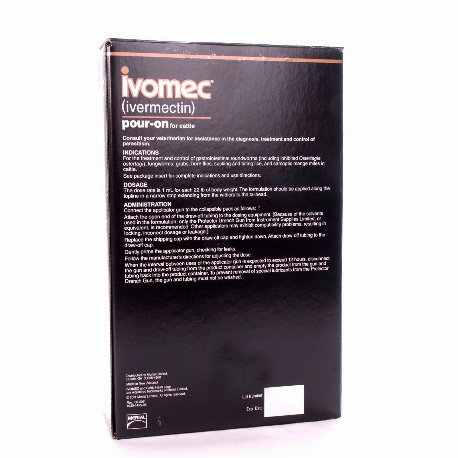 Ivomec Pour-On Cattle Wormer