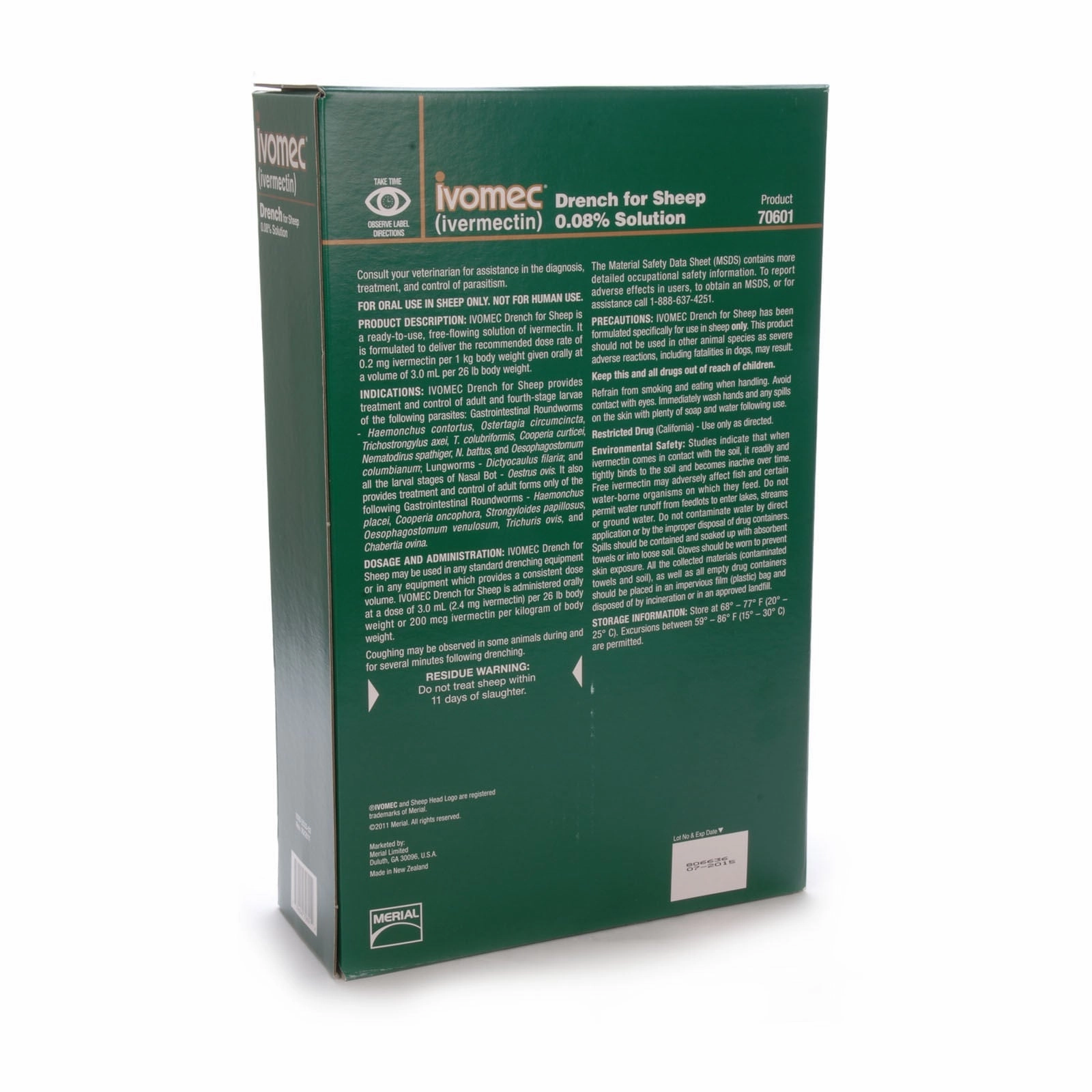 Ivomec Sheep Drench Dewormer