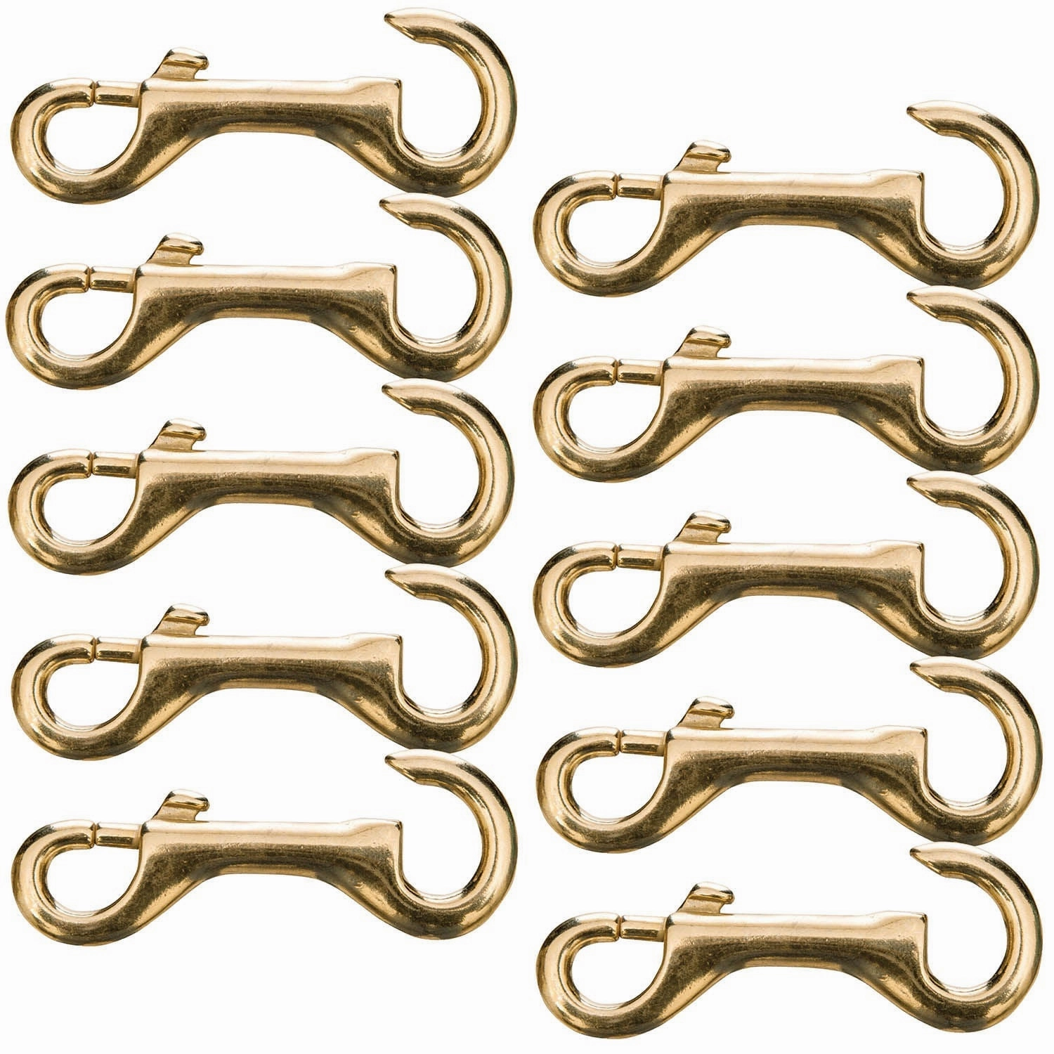 Jeffers 4" Open End Brass Snaps