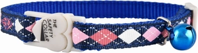Jeffers Adjustable Breakaway Safety Cat Collar with Bell, 8"-12"