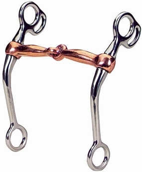 Jeffers Copper Snaffle Mouth Training Bit