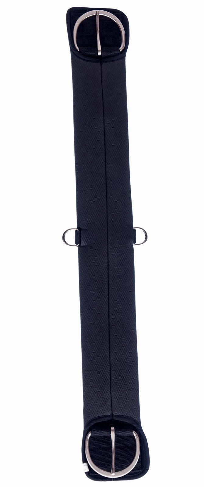 Jeffers Equine Straight Western PVC Cinch with Stainless Steel Hardware, Black