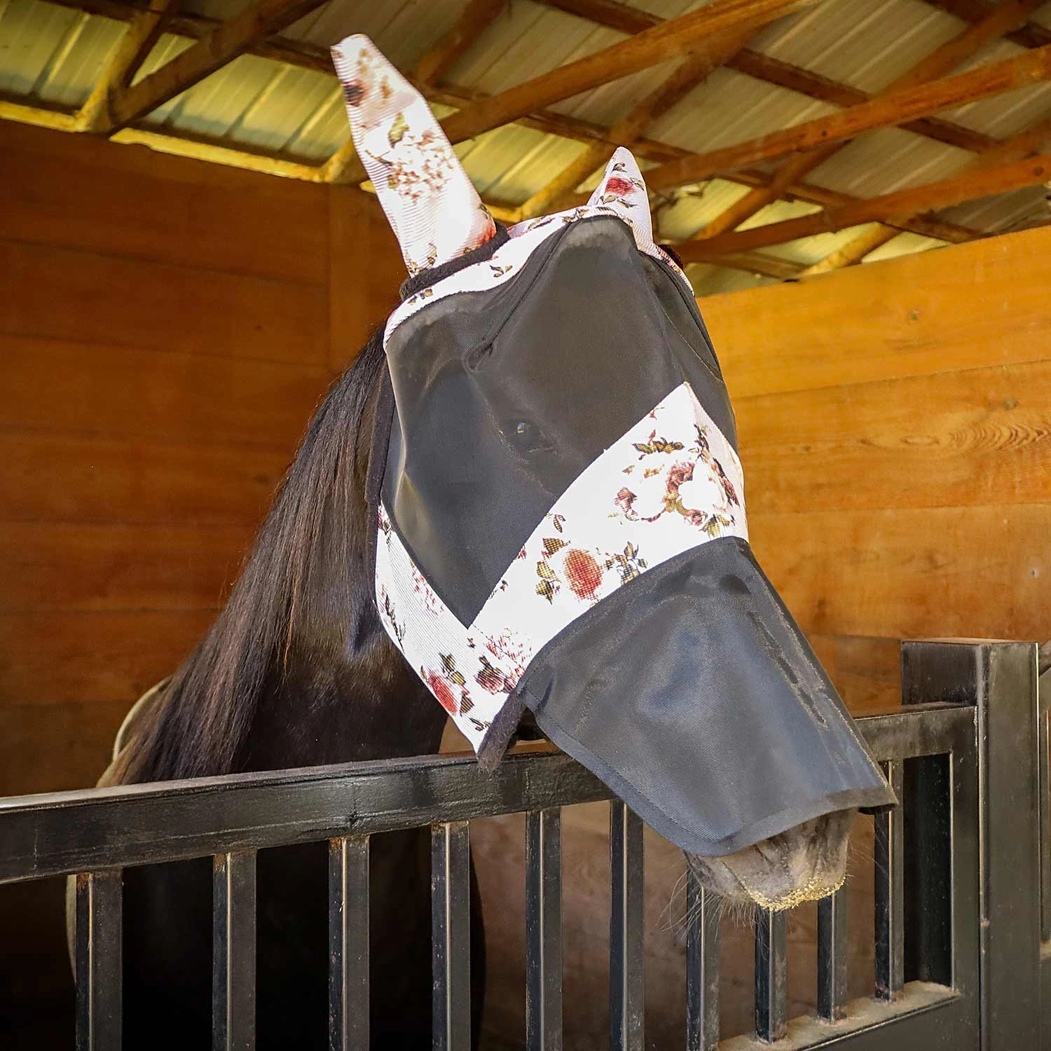 Jeffers Expression Deluxe Mesh Fly Mask with Ears and Nose