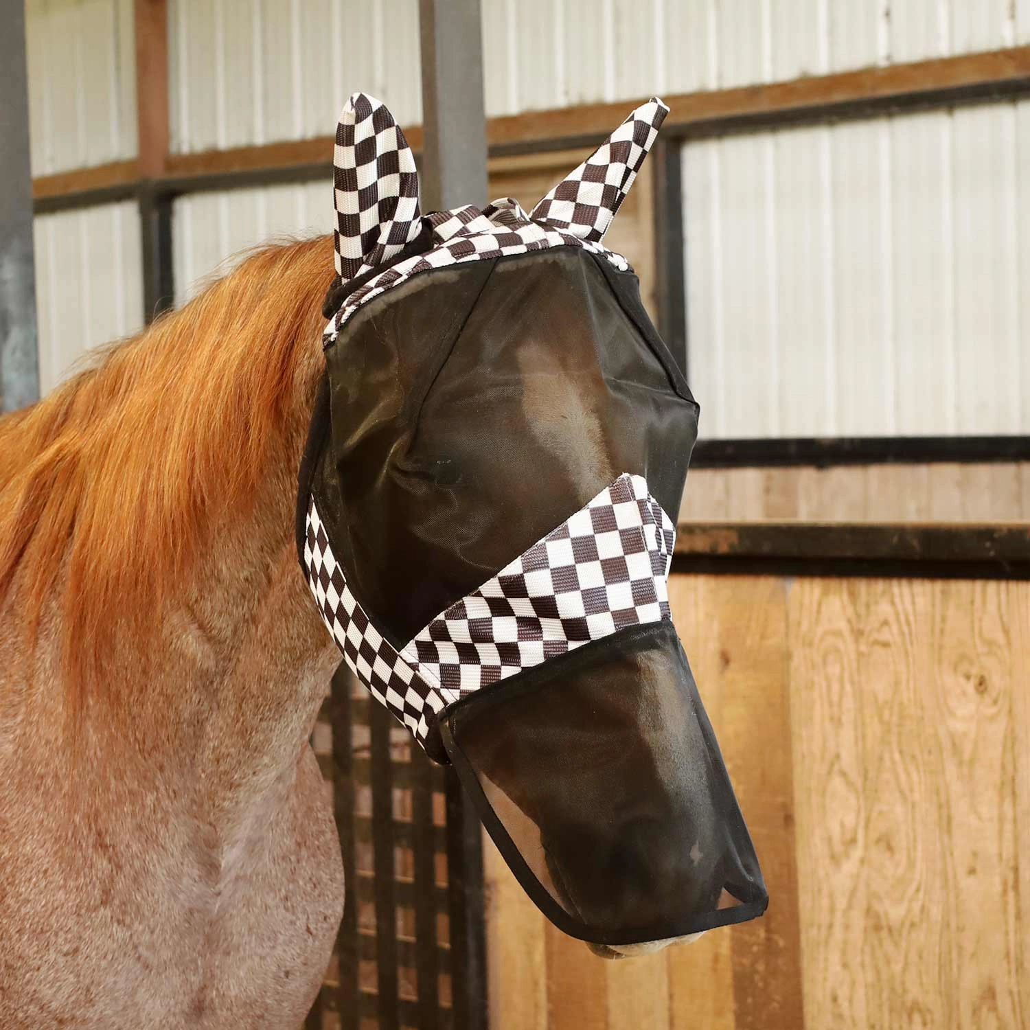 Jeffers Expression Deluxe Mesh Fly Mask with Ears and Nose