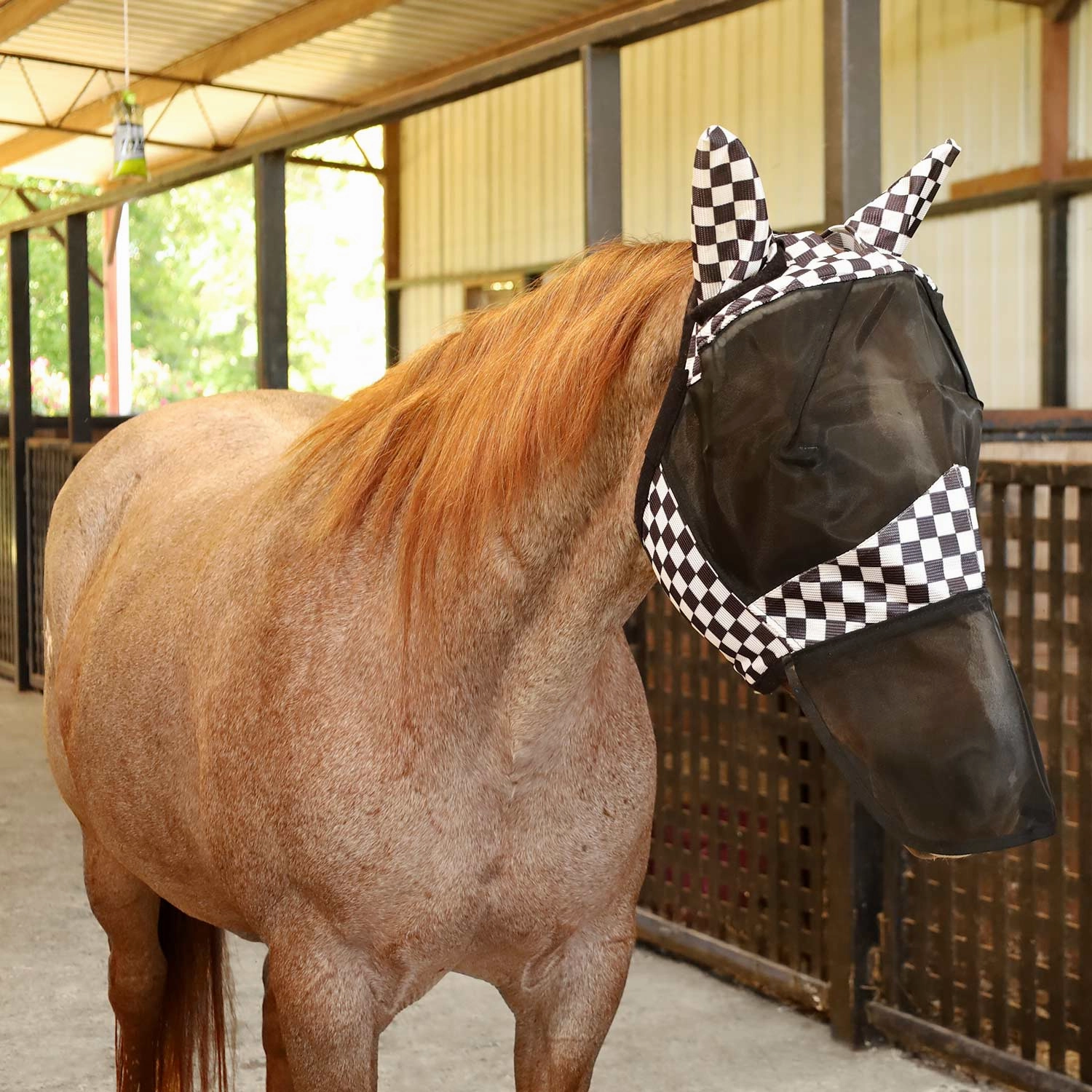 Jeffers Expression Deluxe Mesh Fly Mask with Ears and Nose