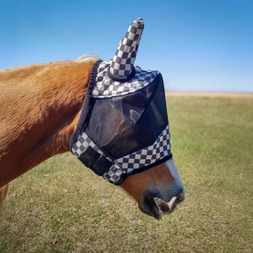 Jeffers Expression Deluxe Mesh Fly Mask with Ears