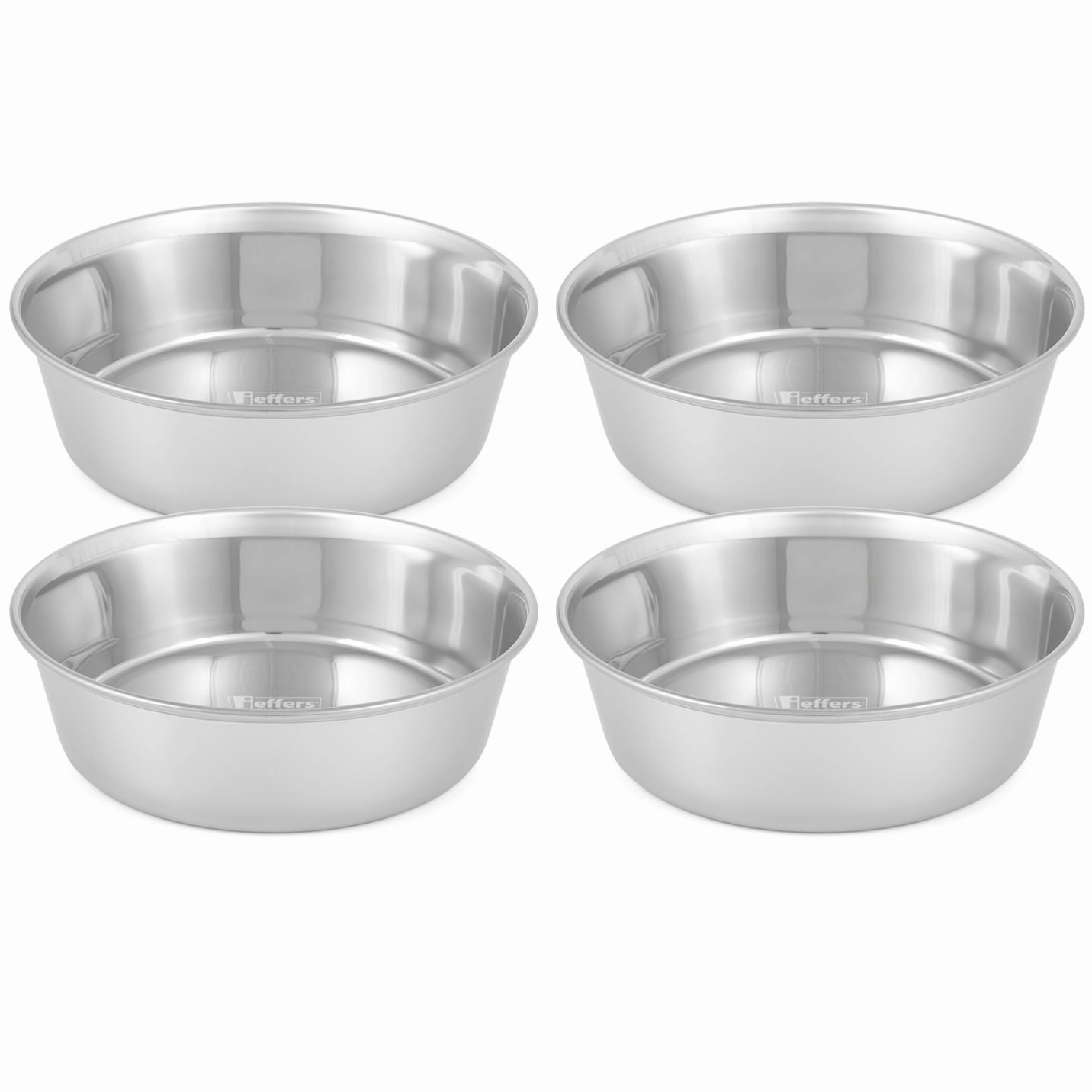 Jeffers Heavy Duty Stainless Steel Food & Water Bowls for Pets