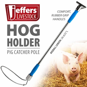 Jeffers Hog Holder Pig Catcher Pole