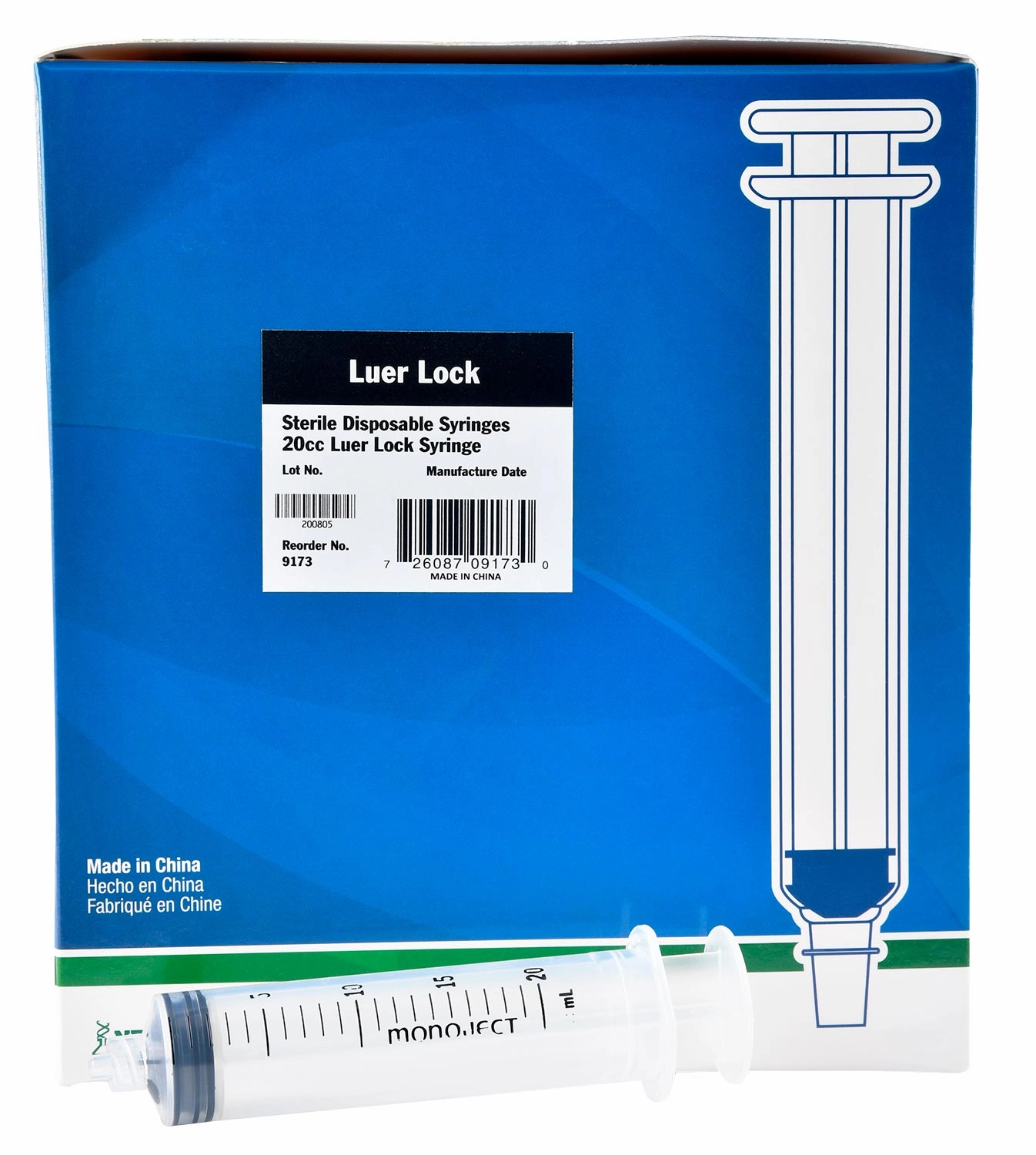 Jeffers Luer Lock Syringes, Boxes