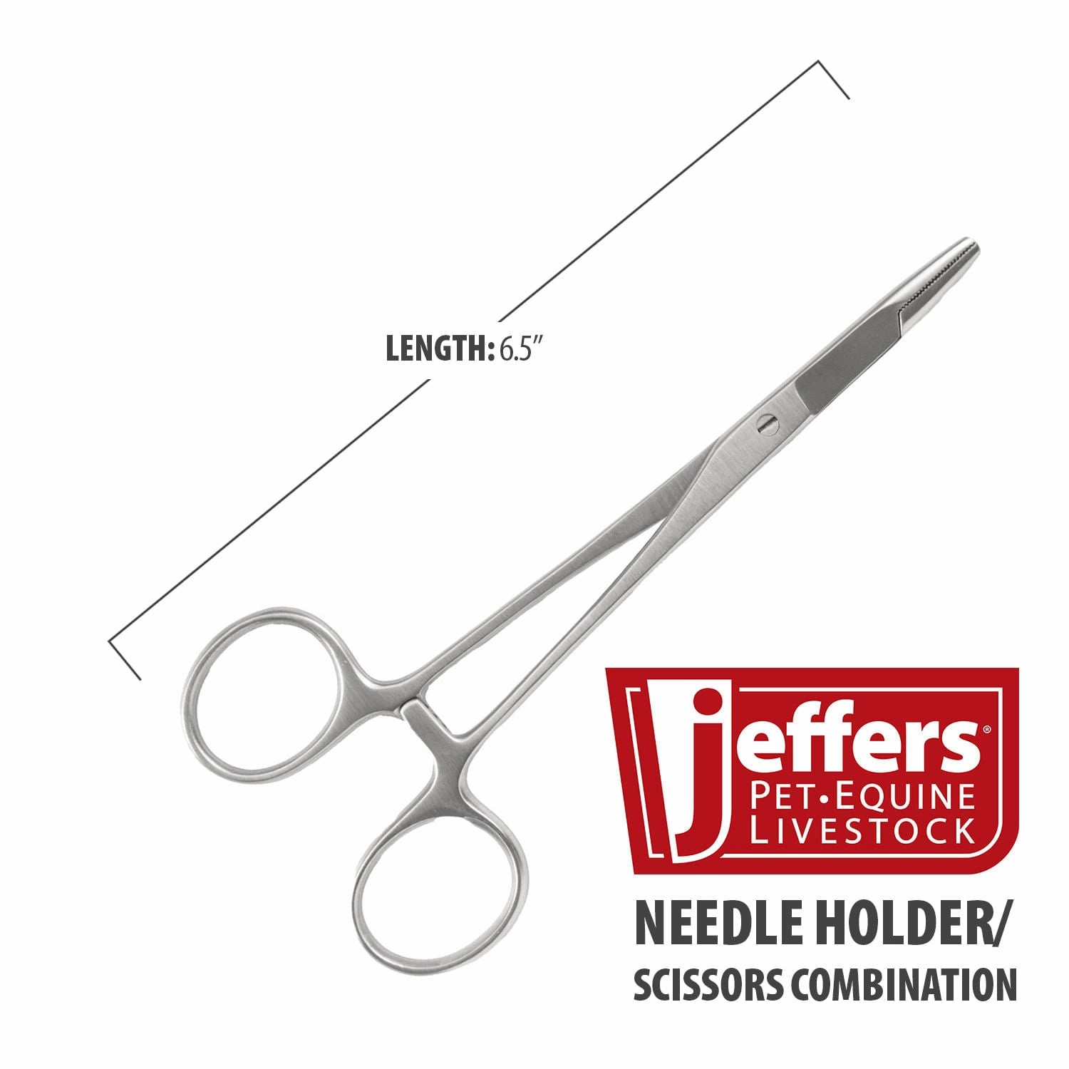 Jeffers Needle Holder/Scissor Combination, Each