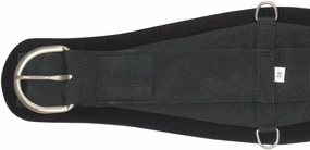 Jeffers Neoprene Roping Cinch for Horses, Black