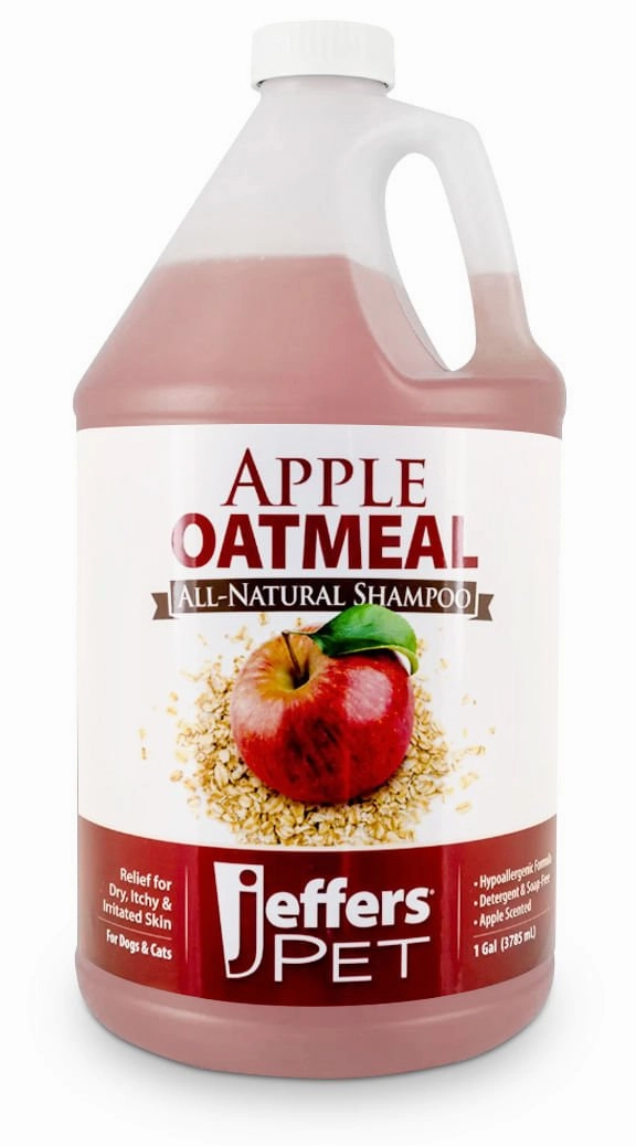 Jeffers Pet Apple-Oatmeal Shampoo for Dogs and Cats