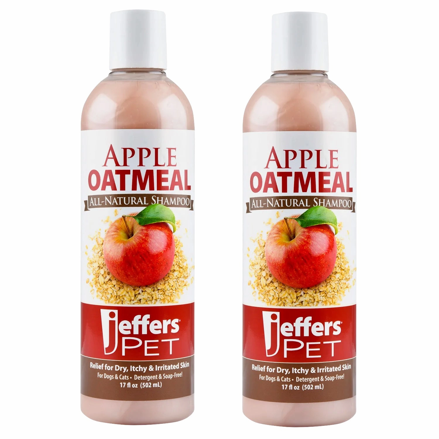 Jeffers Pet Apple-Oatmeal Shampoo for Dogs and Cats