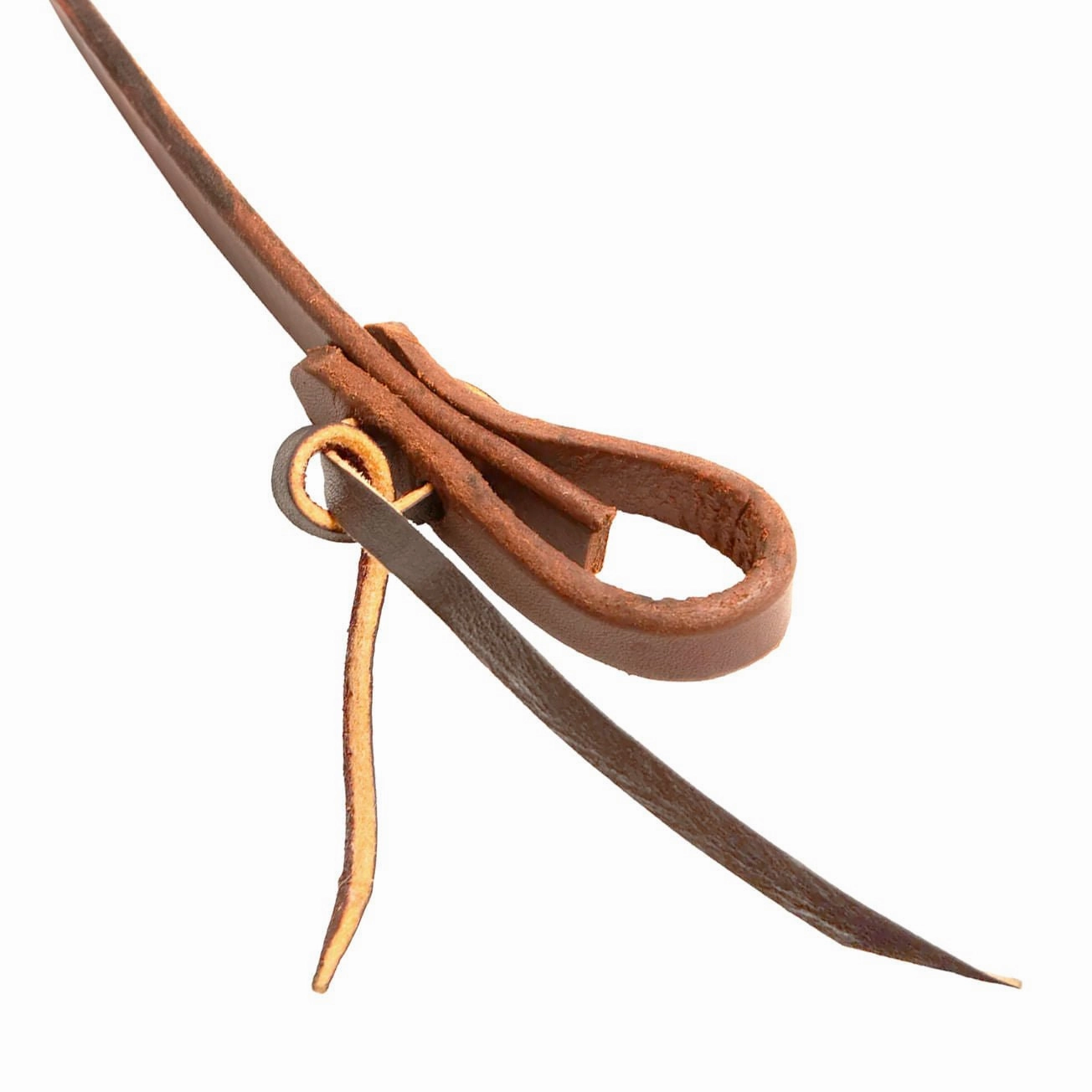 Jeffers Poplar Head Premium Oiled Harness Leather Adjustable Roping Rein