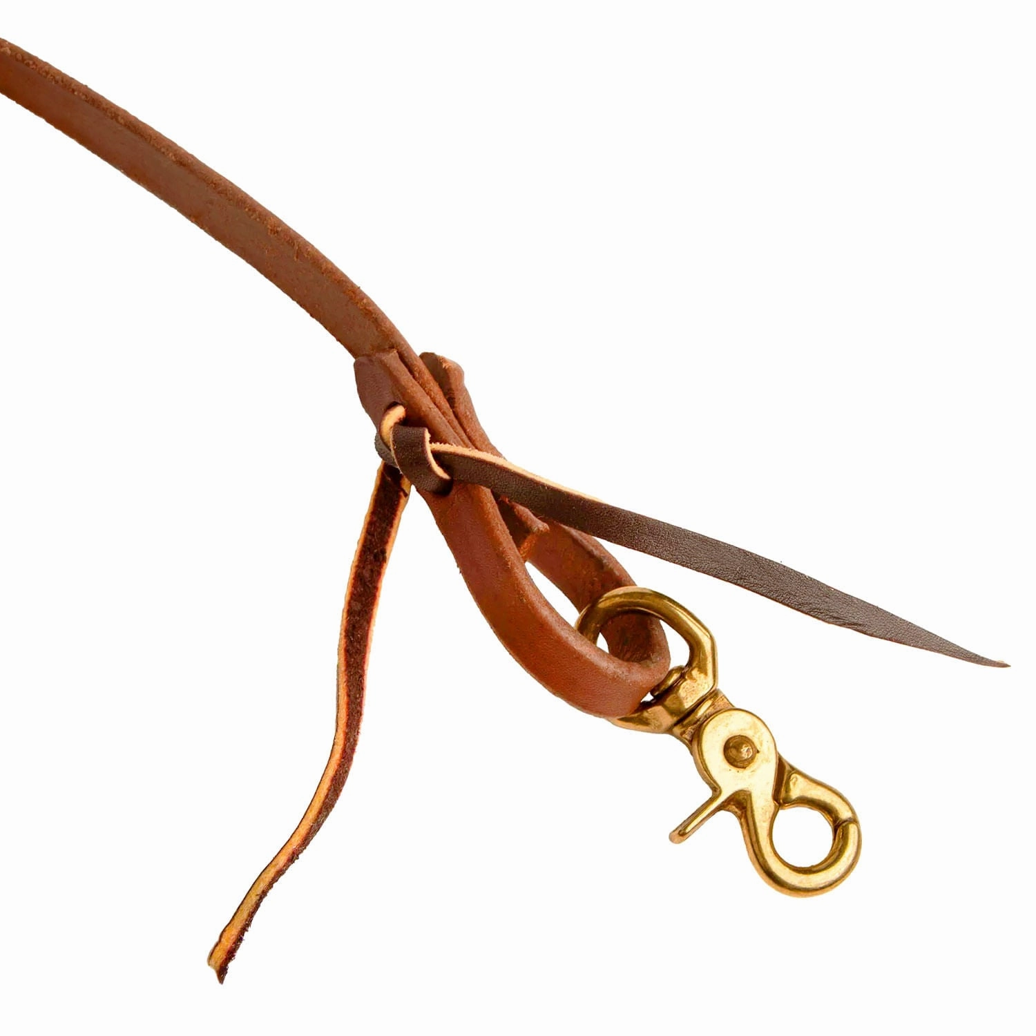 Jeffers Poplar Head Premium Oiled Harness Leather Roping Rein
