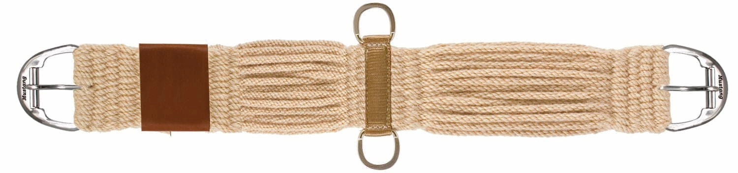 Jeffers "Dr. J" Mohair Pro-Roller Straight Cinch, Brown