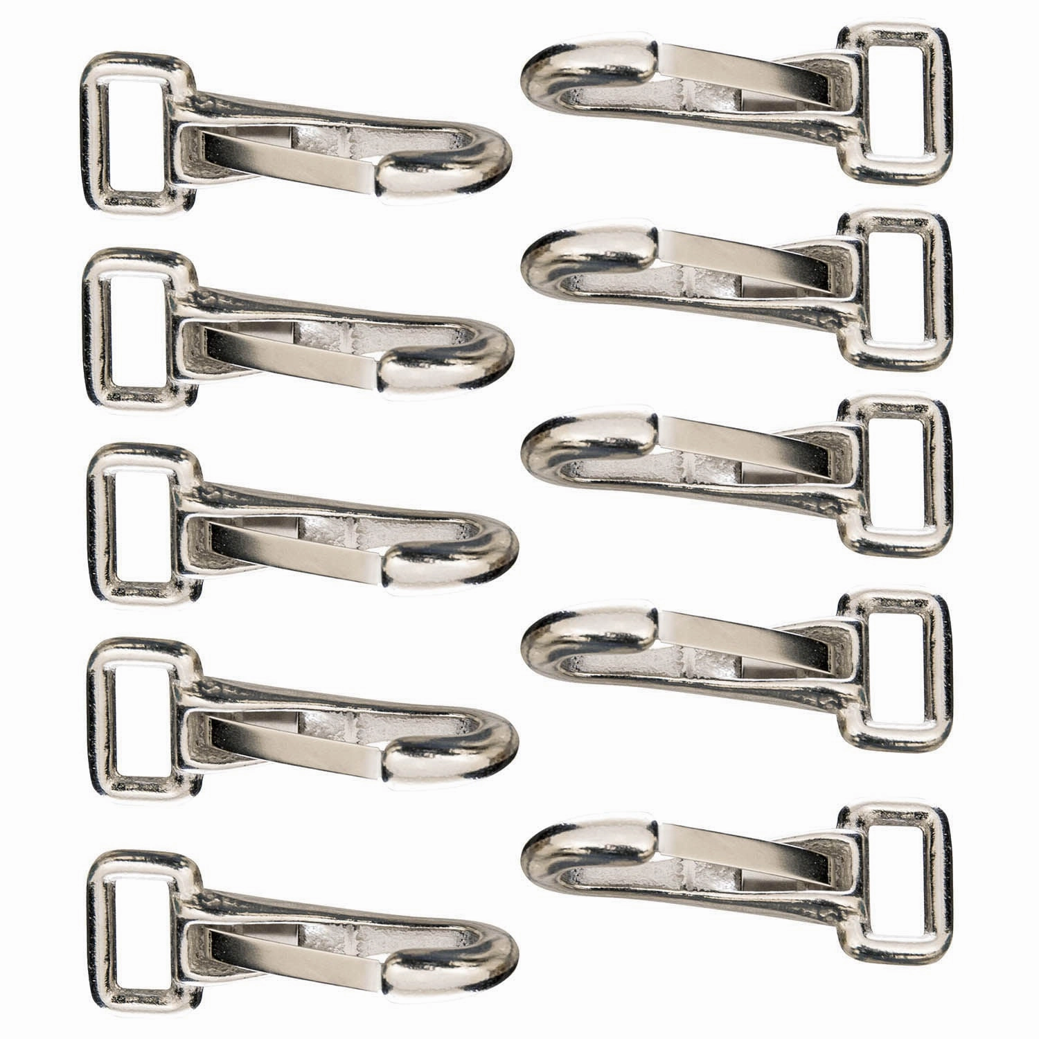 Jeffers Spring Snap with Square Eye, 1" x 3-1/4"