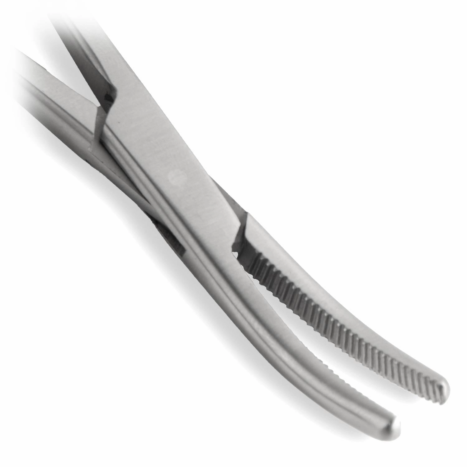 Jeffers Stainless Steel Artery Forceps/Needle Holder with Locking Mechanism, Curved or Straight Tip