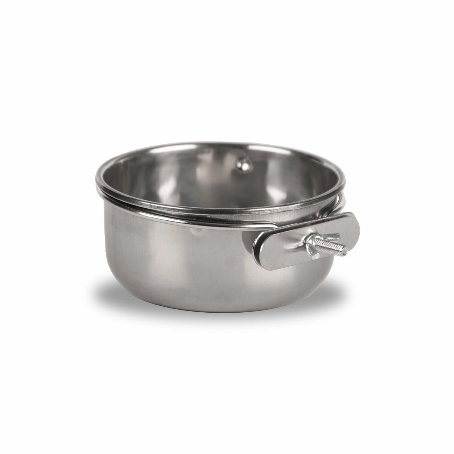 Jeffers Stainless Steel Coop/Kennel Cup with Clamp