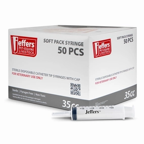 Jeffers Syringe with Catheter Tip