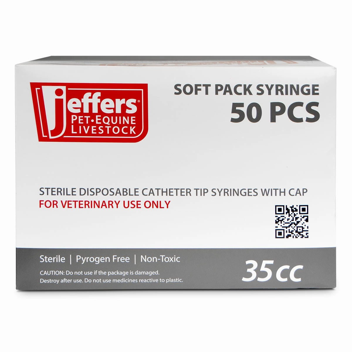 Jeffers Syringe with Catheter Tip