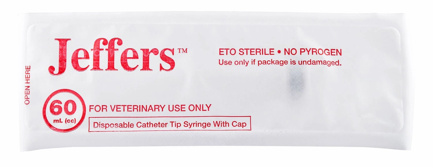 Jeffers Syringe with Catheter Tip