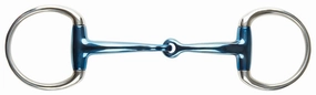 JP Korsteel Blue Steel Eggbutt Snaffle Bit