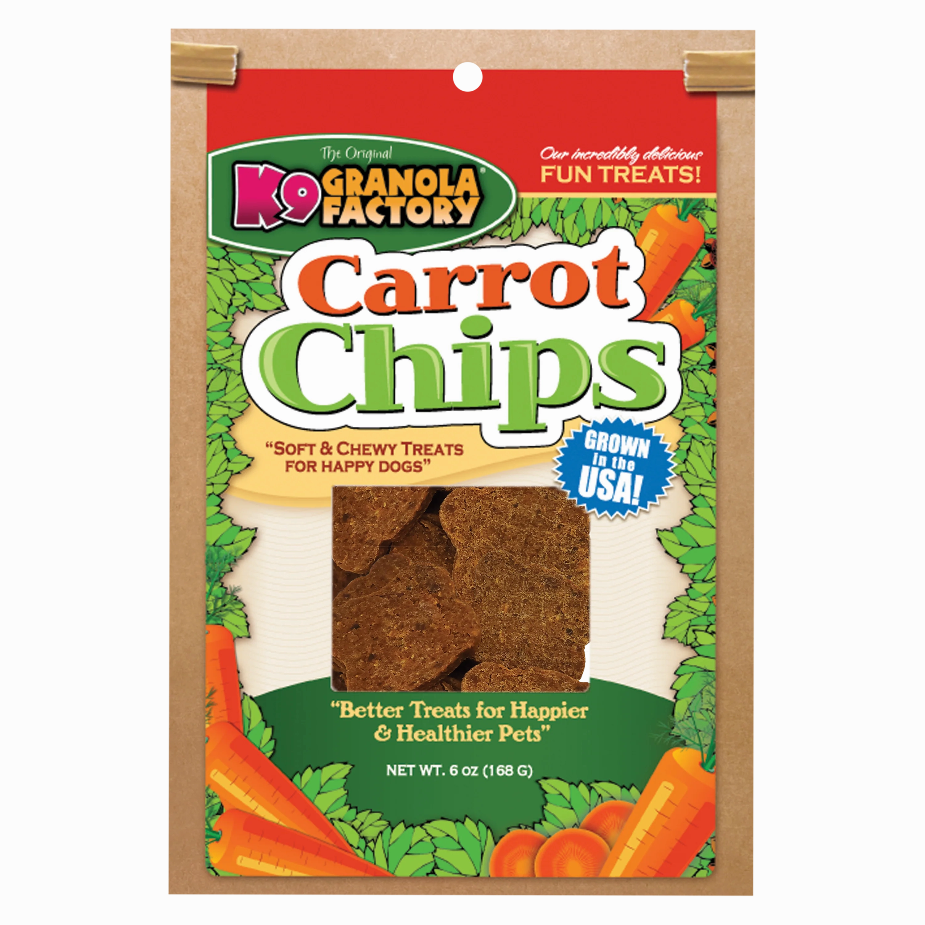 K9 Granola Factory 6oz Carrot Chips