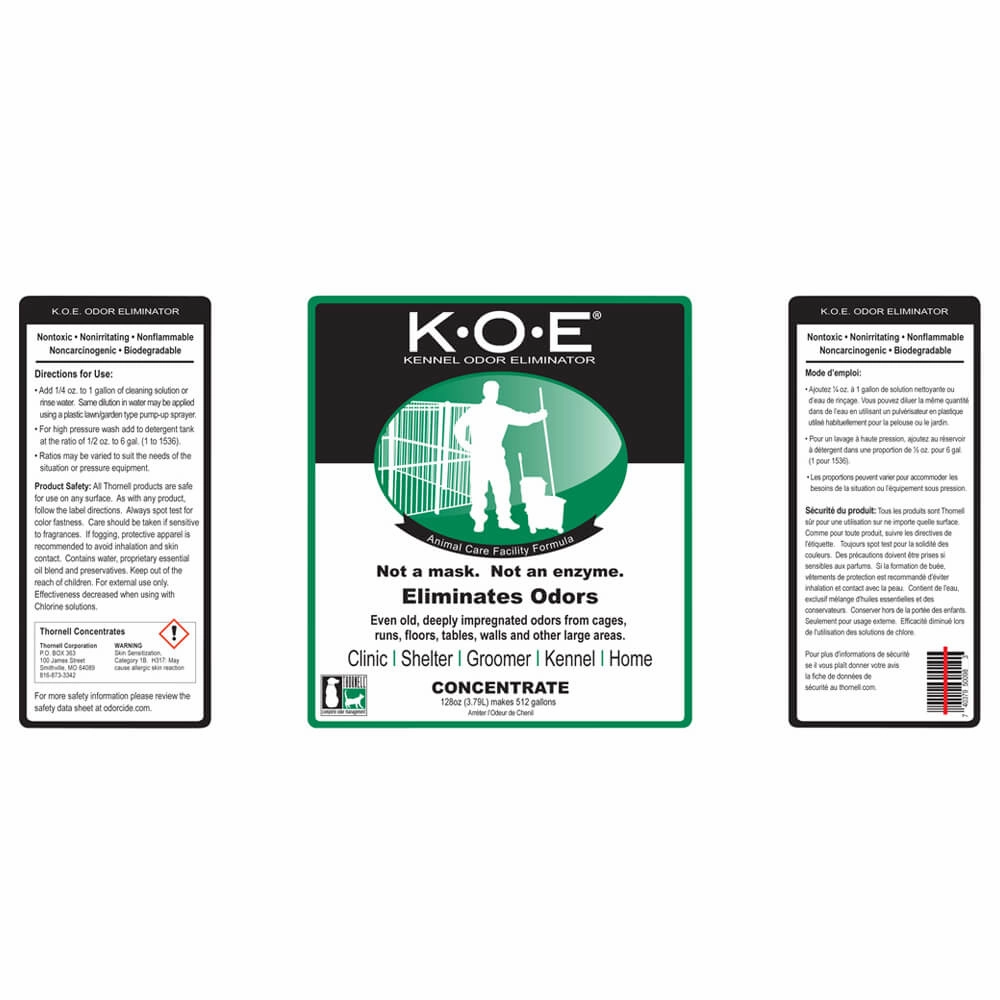 K.O.E. Kennel Odor Eliminator Concentrate