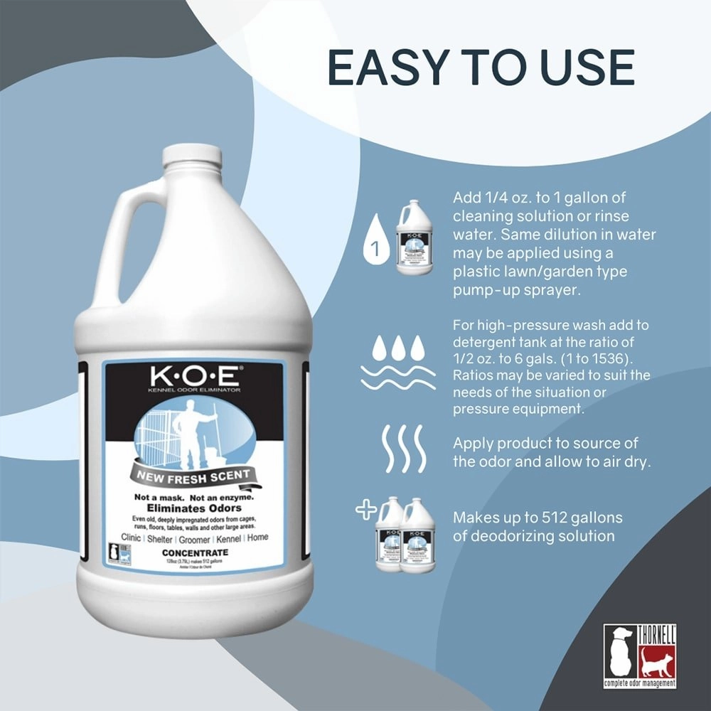 K.O.E. Kennel Odor Eliminator Concentrate