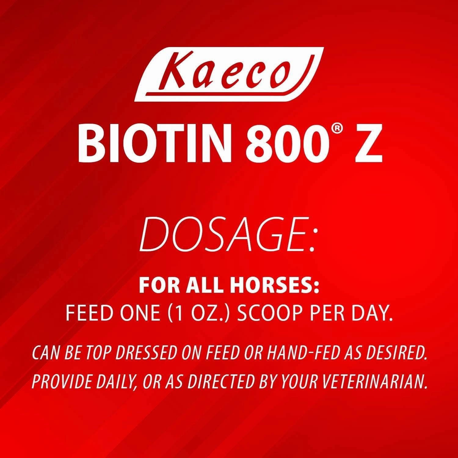 Kaeco Biotin 800 Z Pellets Equine Supplement