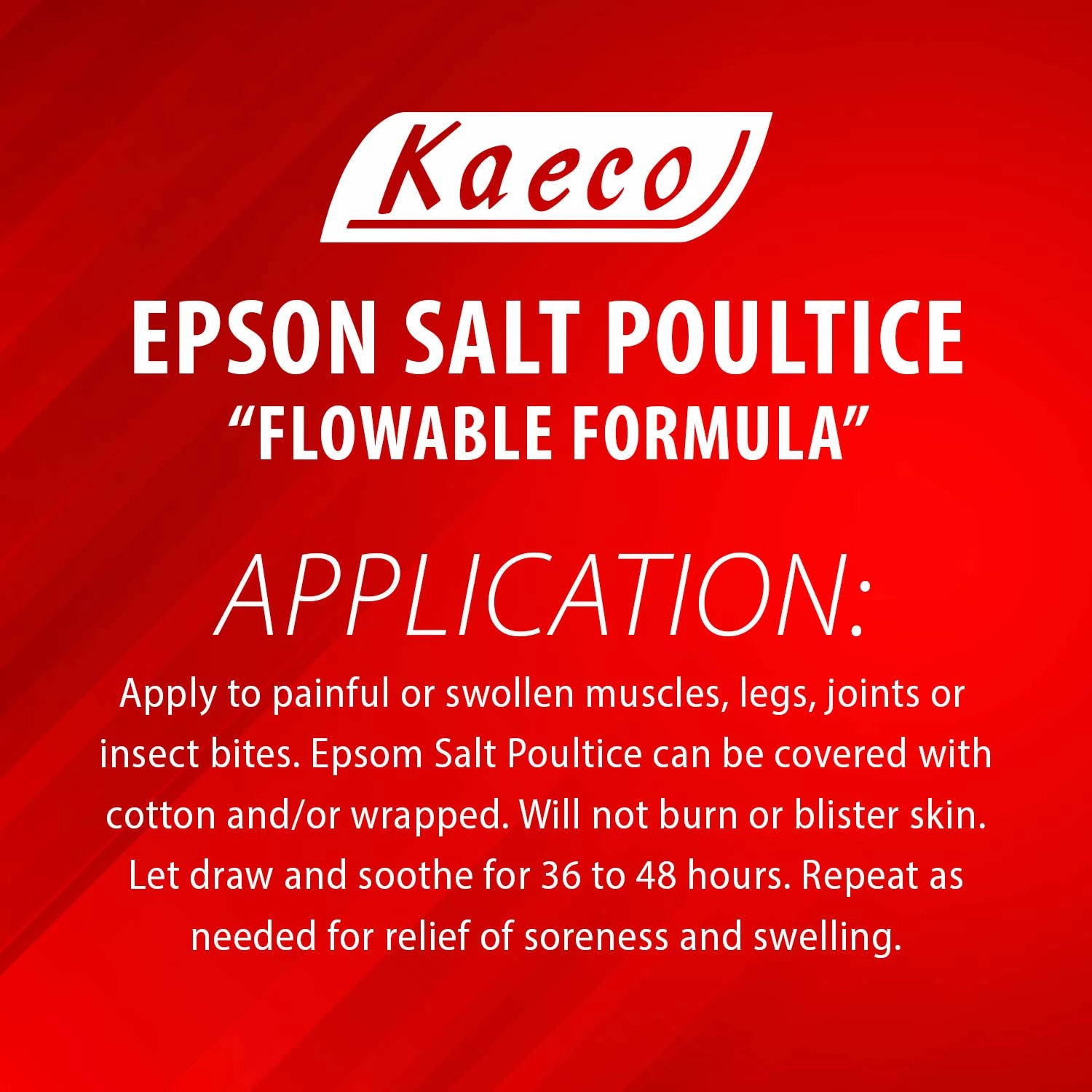 Kaeco Epsom Salt Poultice