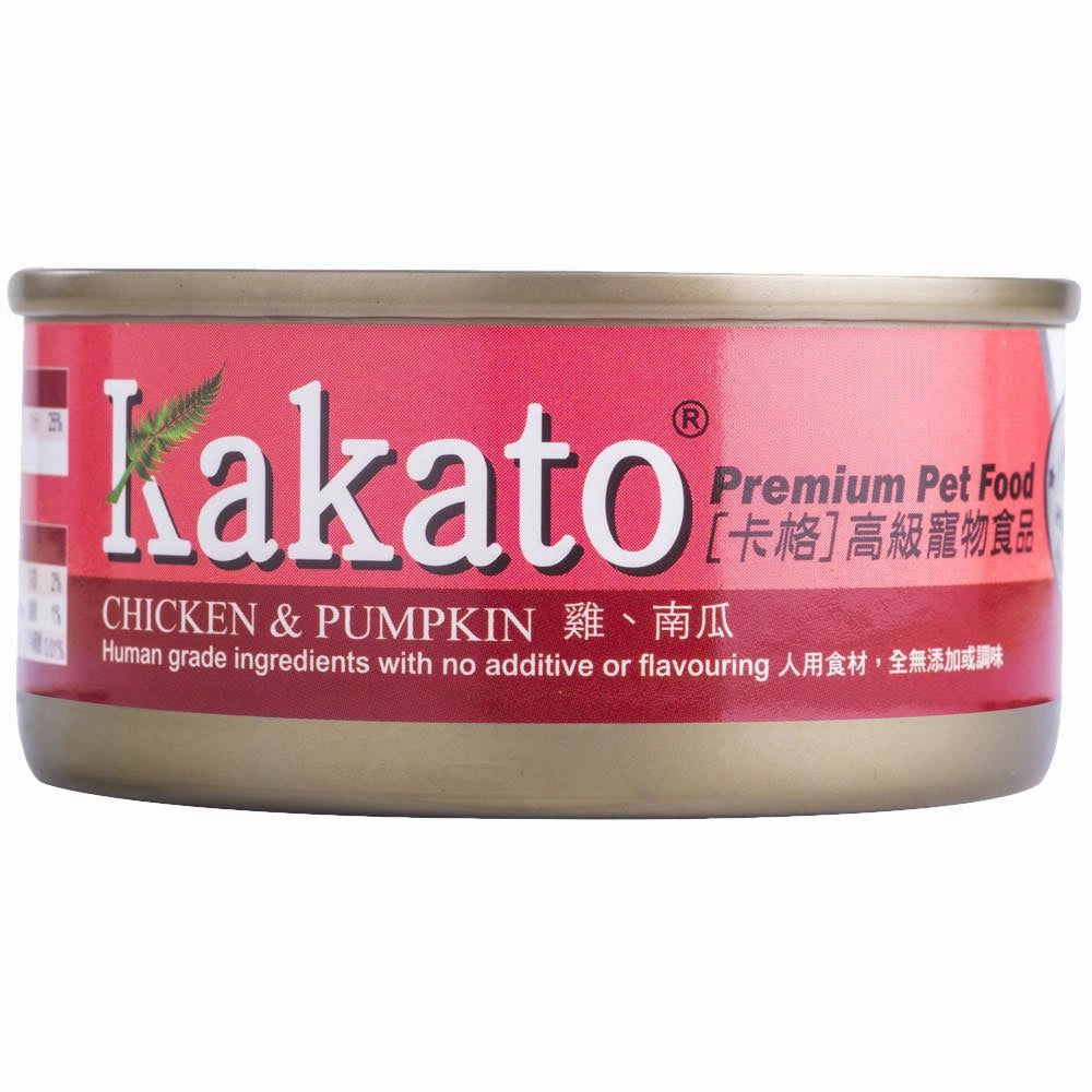 Kakato Chicken & Pumpkin Grain-Free Canned Cat & Dog Food