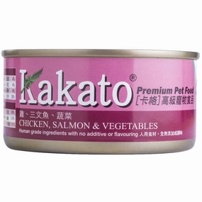 Kakato Chicken, Salmon & Vegetables Canned Pet Food 170g