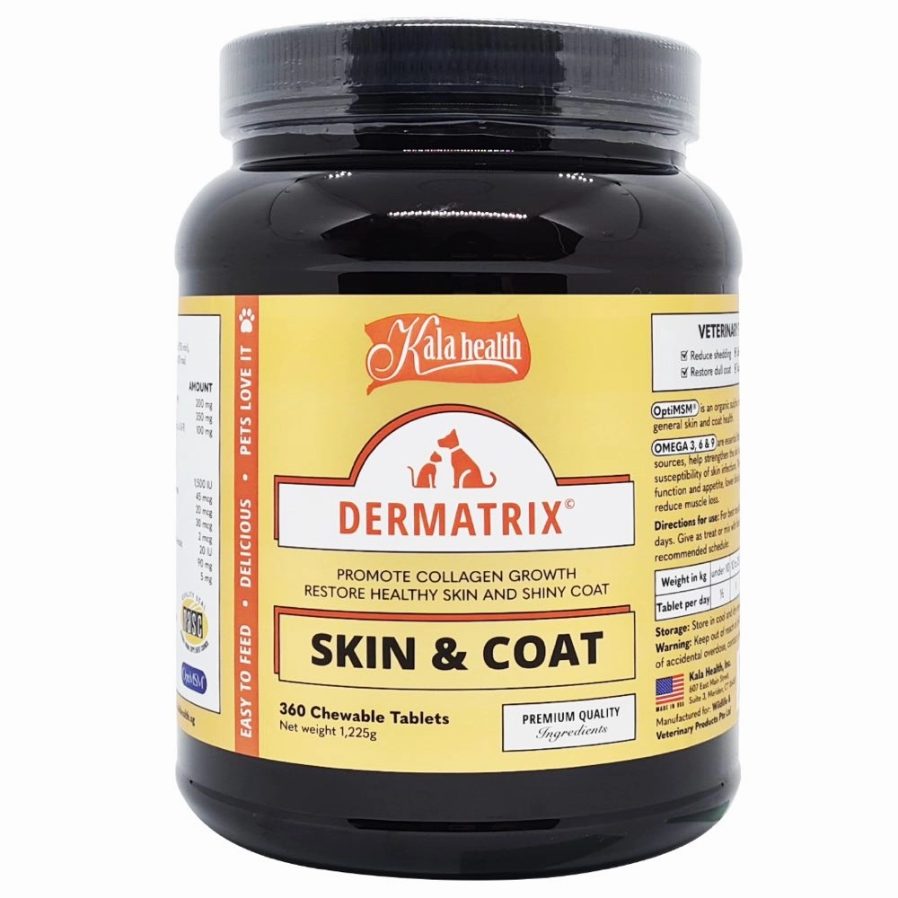 Kala Health Dermatrix For Dogs & Cats Healthy Skin & Shiny Coat