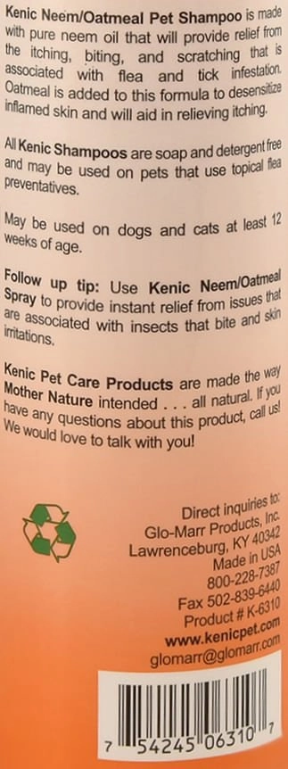 Kenic Neem Oatmeal Pet Shampoo