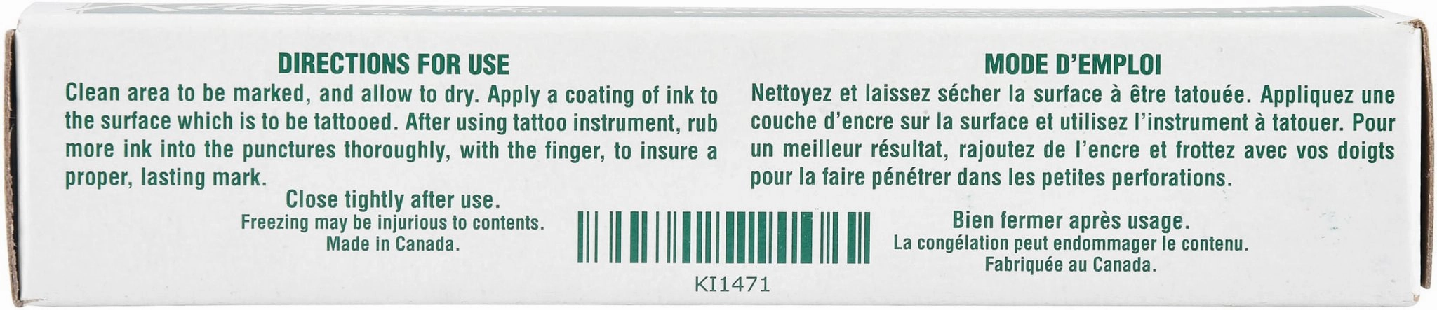 Ketchum Green Animal Tattoo Paste, 1 oz