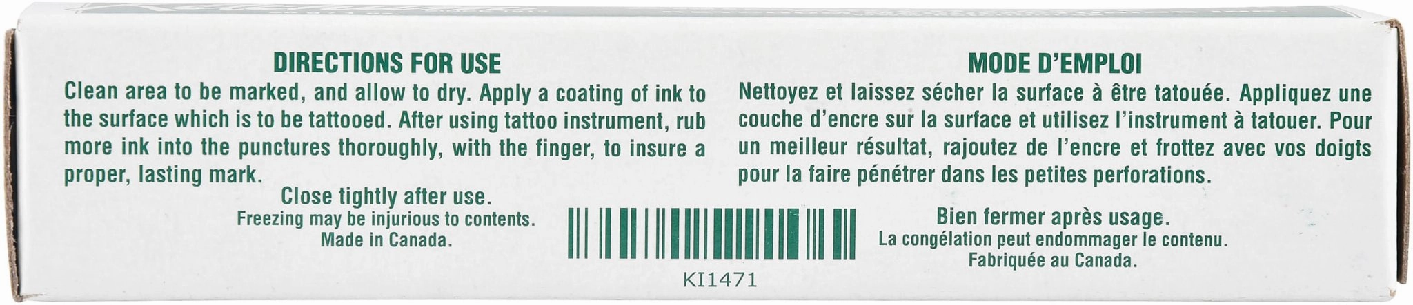 Ketchum Green Animal Tattoo Paste, 1 oz