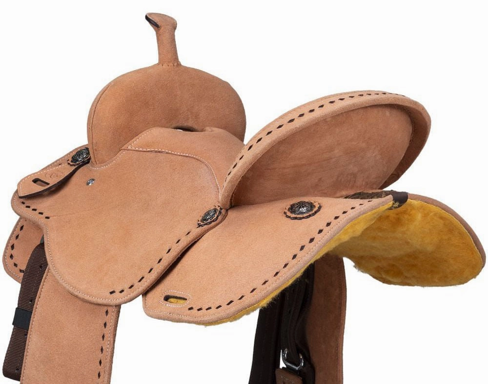 King Series Youth Stratford Suede Barrel Saddle