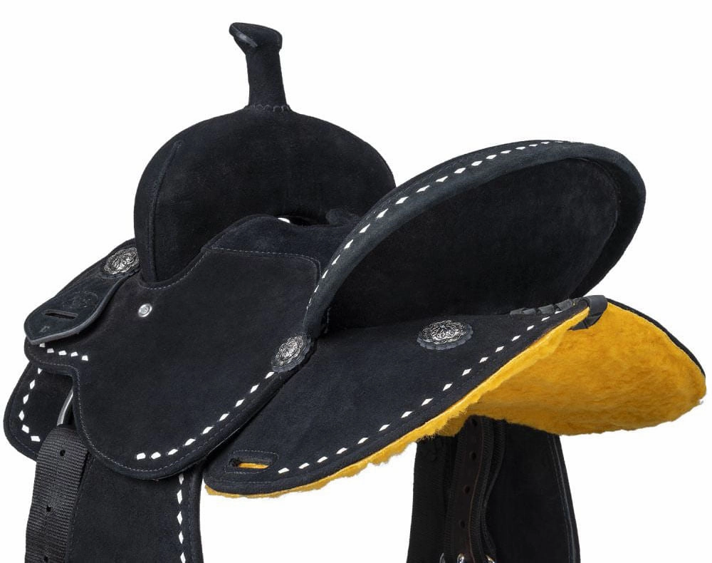 King Series Youth Stratford Suede Barrel Saddle