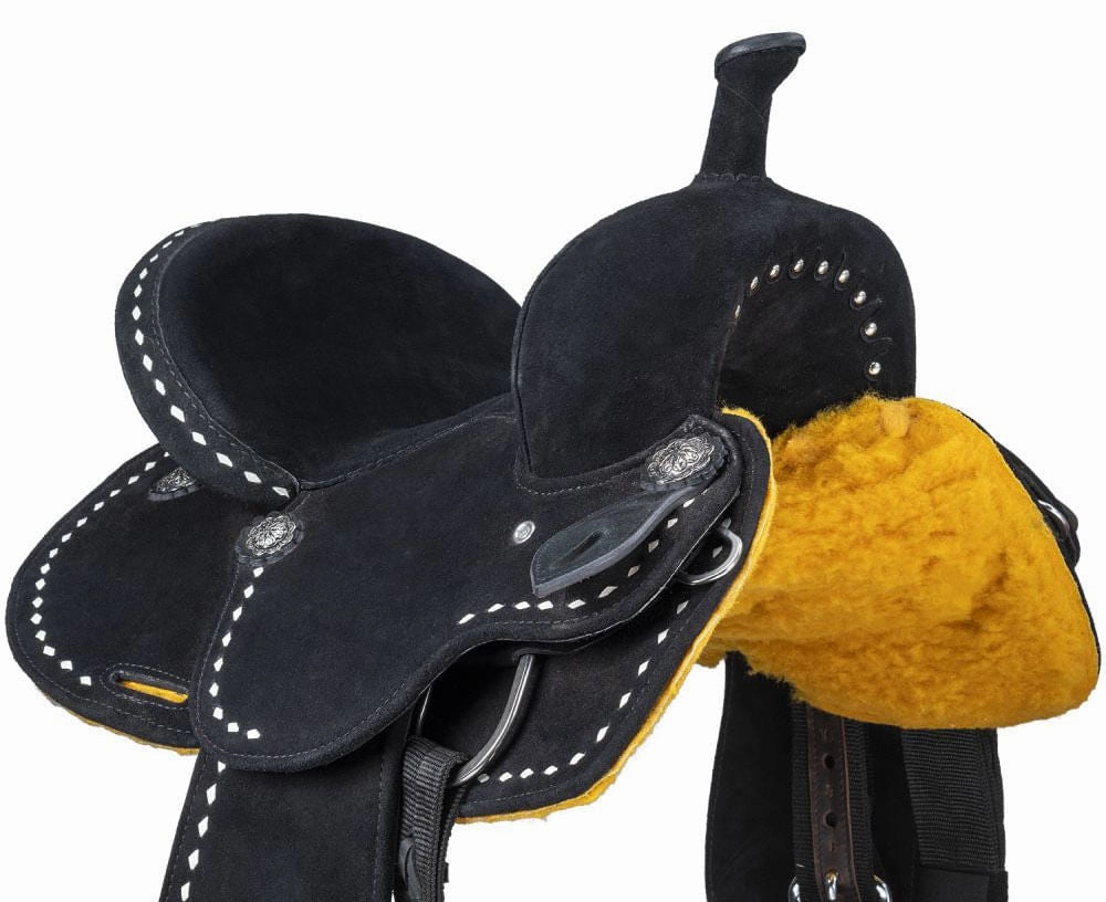 King Series Youth Stratford Suede Barrel Saddle