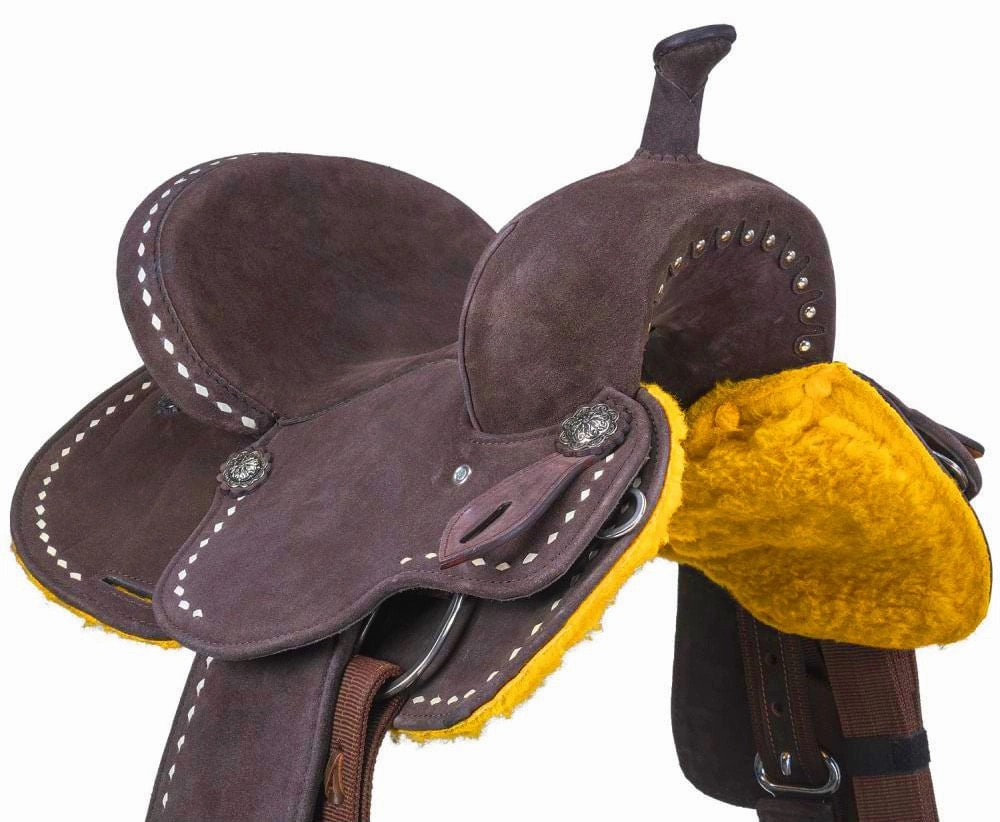 King Series Youth Stratford Suede Barrel Saddle