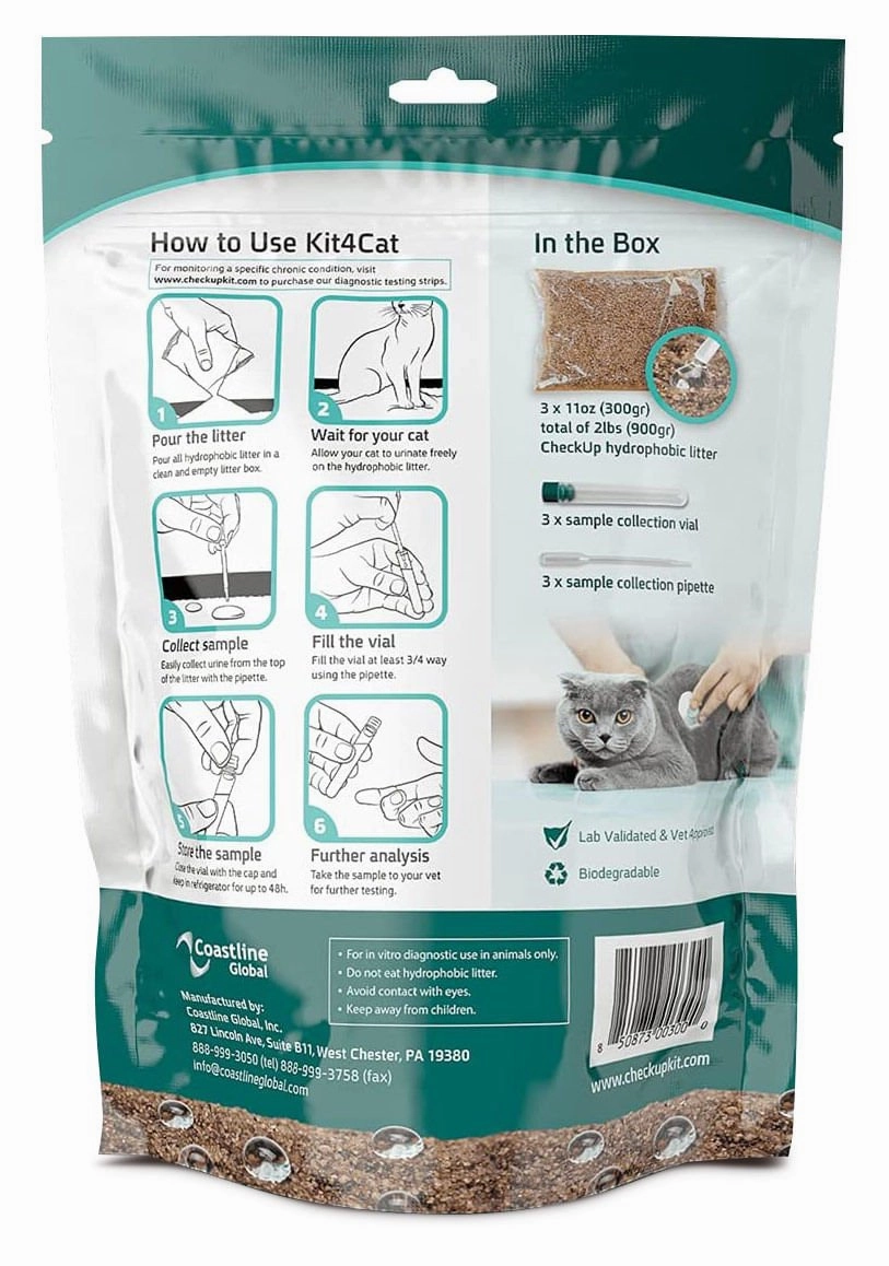 Kit4Cat Cat Urine Collection Kit, 3 Tests