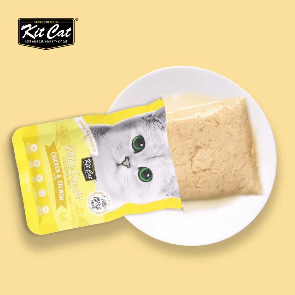 Kit Cat Chicken and Salmon Cat Wet Food