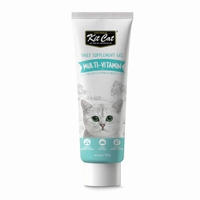 Kit Cat Multi-Vitamin Daily Nutritional Supplement Gel For Cats 120g